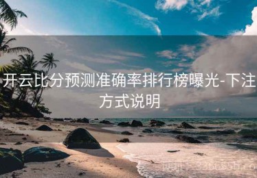 开云比分预测准确率排行榜曝光-下注方式说明