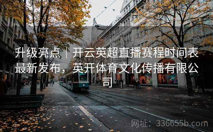 升级亮点｜开云英超直播赛程时间表最新发布，英开体育文化传播有限公司