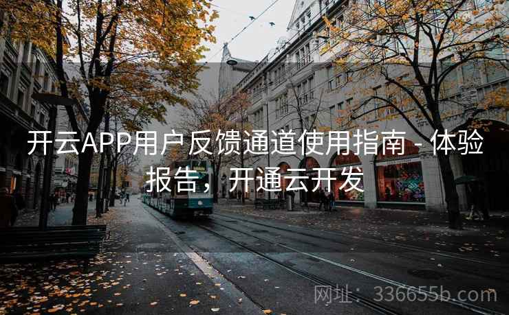 开云APP用户反馈通道使用指南 - 体验报告，开通云开发